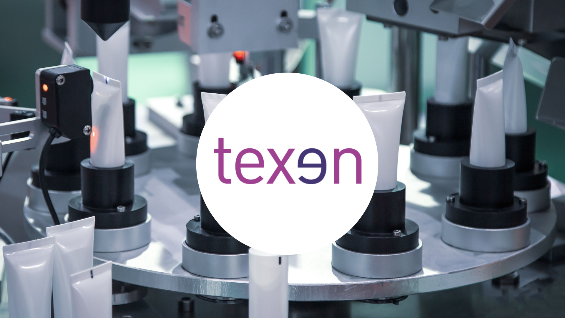 Usine d'emballage de produits cosmétique - avec le logo Texen